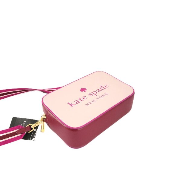 Kate Spade KH756 Oh Snap Colorblock Saffiano Mini Camera Crossbody Lilac Moon - Picture 6 of 7